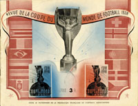 Revue de la Coupe du Monde du Football 1938. Sous le patronage de la Fdration Francaise de Football Association.<br>-- Schtzpreis: 3200,00  --