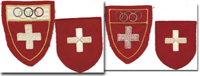 Olympic Games 1936. Swiss Cloth badge Garmisch<br>-- Stima di prezzo: 200,00  --