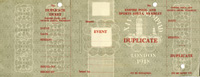 Eintrittskarte Olympische Spiele London 1948. Duplikat. Empire Pool and Sports Arena, Wembley. Ca. 23x9cm. Komplettes unbenutzes Ticket.<br>-- Schtzpreis: 40,00  --