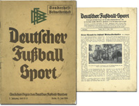 World Cup 1934. Rare German Report<br>-- Estimatin: 100,00  --
