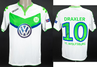 match worn football shirt VfL Wolfsburg 2015/16
