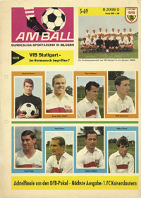 Am Ball. Bundesliga-Sportarchiv in Bildern. VfB Stuttgart -Im Vormarsch begriffen? 5/69.<br>-- Schtzpreis: 40,00  --