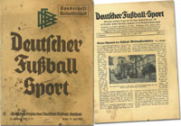 Deutscher Fuballsport. Amtliches Organ des Deutschen Fuball-Bundes. Sonderheft Weltmeisterschaft (1934). Heft 12/13.<br>-- Schtzpreis: 100,00  --