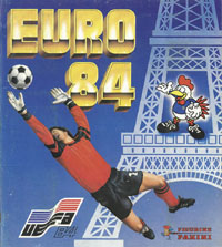 UEFA EURO 1984. Panini sticker album<br>-- Estimation: 150,00  --