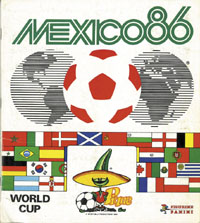 World Cup 1986 Panini Sticker Album<br>-- Stima di prezzo: 90,00  --