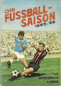 Die Fuball-Saison 1965/66. Eine Bildersammlung in Marken.<br>-- Schtzpreis: 80,00  --