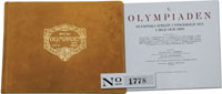 V.Olympiade. Olympische Spiele 1912. Nummeriertes Exemplar (2500 Stck Gesamtauflage).<br>-- Schtzpreis: 200,00  --