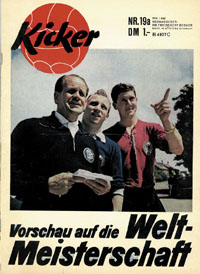 Kicker 1962. Nr. 19a Vorschau auf die Weltmeisterschaft..<br>-- Schtzpreis: 60,00  --