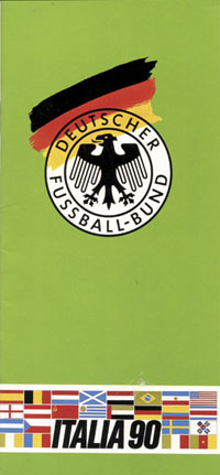 World Cup 1990 Official German team Book<br>-- Estimatin: 50,00  --