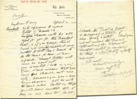 (1867-16.9.1928) Zweiseitiger handschriftlich Brief mit original Signatur von Theodore Andrea Cook (GBR), der eine Silbermedaille bei den Olympischen Spielen 1920 im Kunstwettbewerb (Literatur) gewann. Brief datiert 2.4.1920, 26x20,5 cm.