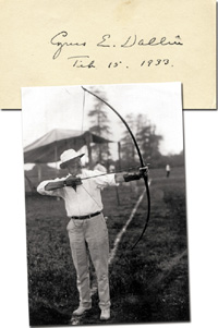 Autograph Olympic Games 1904 archery USA