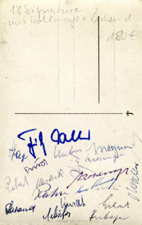World Cup 1954. Postcard signed by 12 Germans<br>-- Estimate: 180,00  --