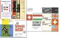 6x Football Programm Switzerland 1961 - 1981<br>-- Stima di prezzo: 70,00  --