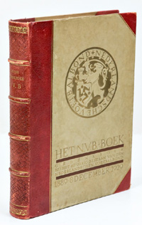 Het N.V.B.-Boek. Gedenkboek bij het 40-jarig Bestaan van den Nederlandschen Voetbalbond. 1889 8 December 1929. Luxusausgabe!.
