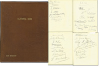 Olympic Games Berlin 1936 official Guest book<br>-- Estimation: 2000,00  --