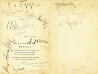Olympic Winter Games 1936 Autographed Programm<br>-- Stima di prezzo: 350,00  --
