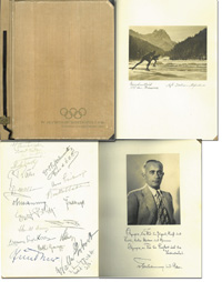 Olympic Games 1936. Rare Report w. Original fotos