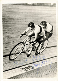 Autograph Olympic games 1936 cycling Germany
