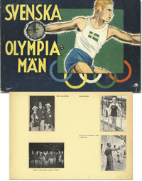 Olympic Games 1936 Berlin. Swedish Sticker album<br>-- Stima di prezzo: 65,00  --