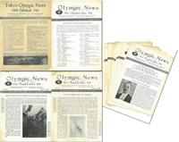 Tokyo Olympic News XIIth Olympiad 1940. No. 1 - 16. May 10 1937 to Aug 25, 1938. (Kompletter Satz). Offizielles Bulletin der Olympischen Spiele Tokyo 1940.<br>-- Schtzpreis: 750,00  --