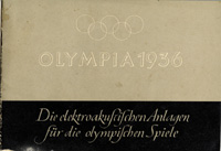 Olympic Games 1936. Electro acustic Equipment