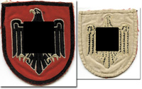 Olympic Games 1936. German Cloth badge Garmisch<br>-- Estimate: 240,00  --