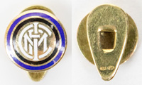 Inter Mailand Pin badge Gold appr.1980<br>-- Estimate: 125,00  --