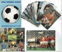 World Cup 1966 Aral Vol 1Cards with 36 autographs<br>-- Stima di prezzo: 350,00  --