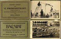 Dansk Idreat. 12 Prospektkort. Danmarks Deltagelse i Olympiske Lege (Postkartenfolder mit 12 Postkarten von den dnischen Athelten die an den Olympischen Spiele 1920 in Antwerpen teilnahmen).