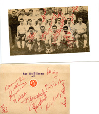German Football Rot-Weiss Essen from 1965