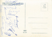 Signed Postcard German National Team 1958 (12)