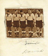 Autograph Football Germany 1938<br>-- Estimation: 180,00  --