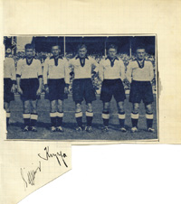 Autograph Football Germany 1939<br>-- Stima di prezzo: 200,00  --