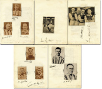 Football Postcard 1938 England 12x Autographs