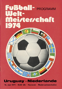 World Cup 1974. Programme Uruguay v Netherlands<br>-- Estimation: 75,00  --