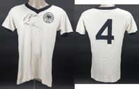 match worn football shirt Germany 1970 Beckenbaue