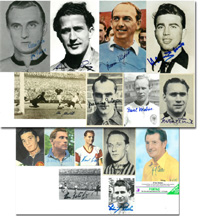 World Cup 1954 15 Autographed Reprofotos Germany