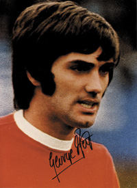 Autograph Football George Best Manchester United