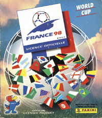 World Cup 1998. Panini sticker album<br>-- Estimatin: 80,00  --
