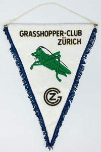 Football Match pennant 1980 Grasshoppers Zrich