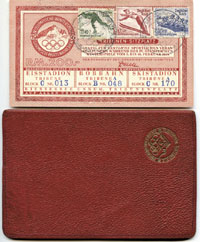 Olympic Winter Games 1936. General Ticket<br>-- Estimation: 380,00  --