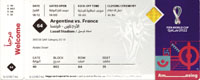 World Cup 2022 Ticket Final Argentina v France<br>-- Estimate: 250,00  --