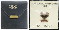 Olympic Games 1992. IOC Pin for Silver medalists<br>-- Estimation: 150,00  --