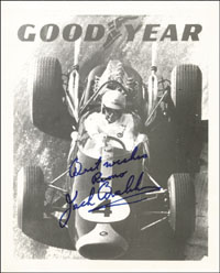 Formula 1 Fotocard Jack Brabham autograph