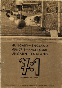 Hungary - England 7:1. Budapest, 23.5.1954.<br>-- Schtzpreis: 50,00  --