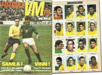 World Cup 1970. Rare Swedish Sticker Album Pele<br>-- Stima di prezzo: 150,00  --