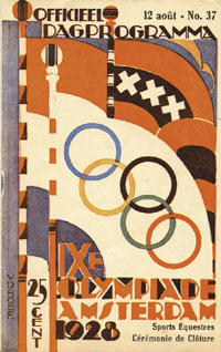 IXe Olympiade Amsterdam 1928, 12 aout. Crmonie de Cloture (Schlufeier). No.37.