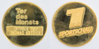 Goldmedal "goal of the month 1987" Thomas Haessle<br>-- Stima di prezzo: 2500,00  --