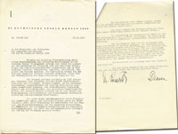 Autograph Olympia Games 1936 Lewald Diem<br>-- Estimatin: 125,00  --