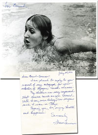 Olympic Games 1964 Autograph swimming USA<br>-- Estimate: 40,00  --